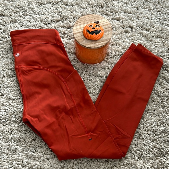 Lululemon Power Thru High-Rise Thight Leggings 25" - Aztec Brick π§± - Picture 1 of 5